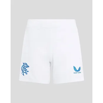 Dámské kraťasy Castore Rangers Home Shorts 2024 2025 Womens White/Blue 18 (2XL)