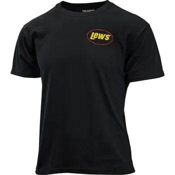 Rybářské oblečení Lew's Short Sleeve Black T-Shirt