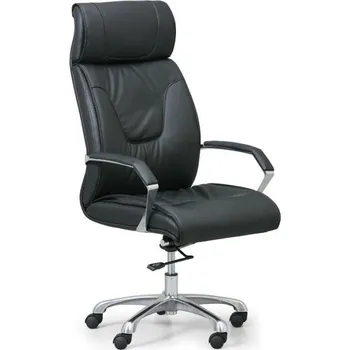 Nábytek B2B Partner Kožené kancelářské křeslo LUX, pravá kůže, černé