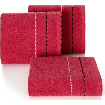 Bytový textil FROTÉ RUČNÍK SUZI 50X90 CM ČERVENÁ