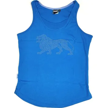 Lonsdale Large Logo Studded Vest Ladies Blue/Lilac 14 (L)