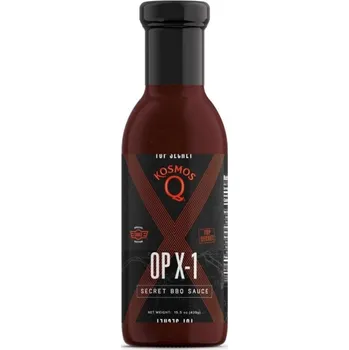 Omáčka BBQ grilovací omáčka OP X-1 439g Kosmo´s Q