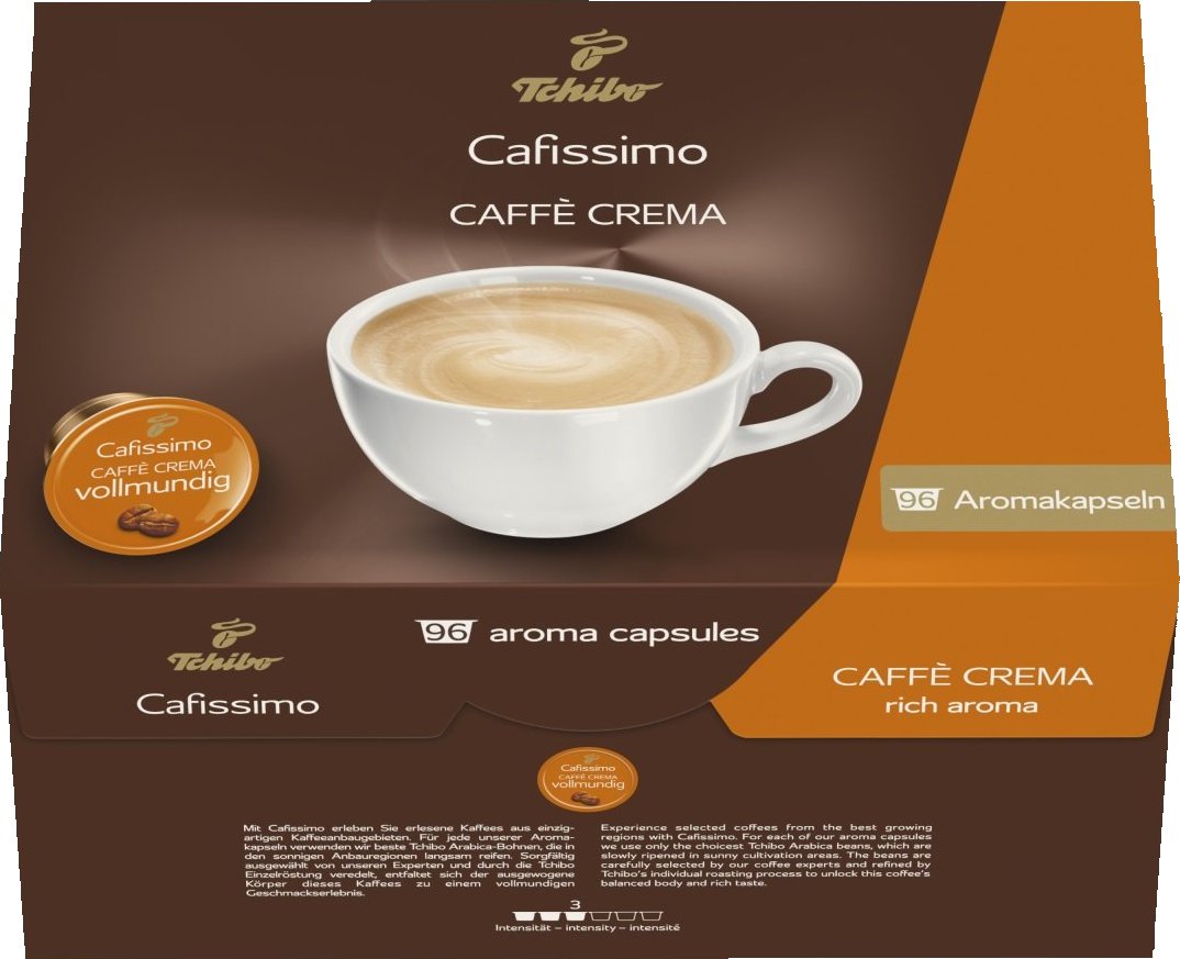 Tchibo Cafissimo Caffé Crema rich aroma BOX 96 kapslí