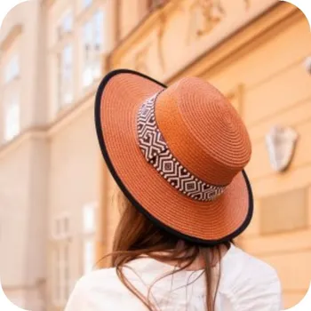 Klobouk Klobouk Letní Rezavý