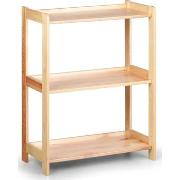 Dílenský regál B2B Partner Dřevěný regál, 3 police, 890 x 680 x 335 mm