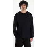 Tričko Patagonia M's LS P6 Logo Responsibili Tee Black L