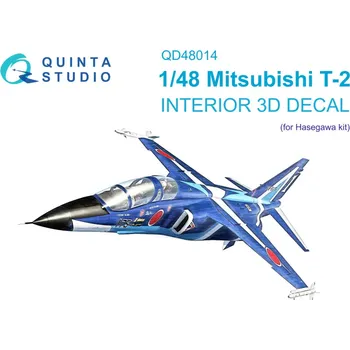 Plastikový model Quinta studio 1/48 Mitsubishi T-2 3D-Print.&col.Interior (HAS)
