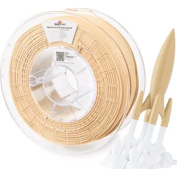 Filament Spectrum 81049 3D filament, PLA High Speed, 1,75mm, 1000g, LATTE BEIGE