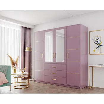 Šatní skříň ArtStol Šatní skříň BALI 2 D4 | fialová