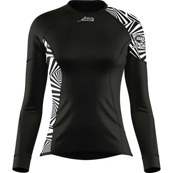 Dámské funkční triko dlouhý rukáv ILLUSION černá Bamboo Ultra