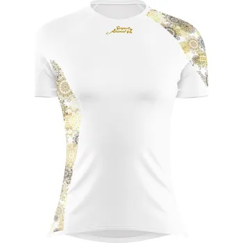 Dámské funkční triko krátký rukáv GOLDEN EYE bílá Bamboo Ultra