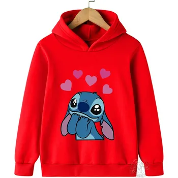 Chlapecký svetr Lilo & Stitch MIKINA STITCH, různé barvy Barva: Červená, Velikost: 110