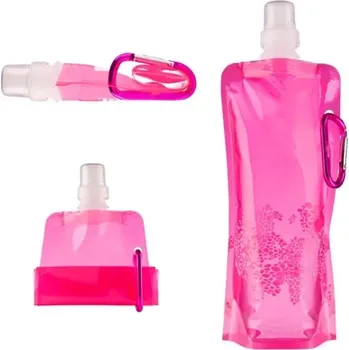Láhev Ultralehká skládací láhev na vodu na cesty 500ml - D
