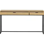 WOOOD Pracovní stůl Sinai 140 x 44 cm s dubovým dekorem