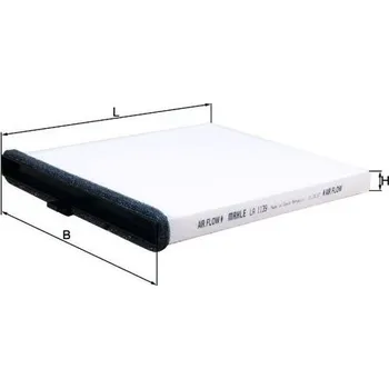 Kabinový filtr Filtr, vzduch v interiéru MAHLE LA 1139