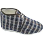 Dámské domácí papuče s přezkou Bokap 063 modrá kostka Velikost: 36 (EU)