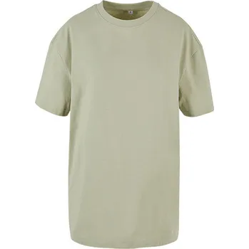 Dámské šaty Build Your Brand Dámské tričko Built your Brand Oversized Boyfriend Jemně zelená 3XL