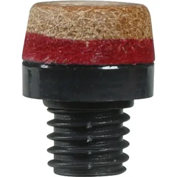 Kulečníková kůže šroubovací vícevrstvá červená 12mm pro plast závit / It Varianta: 100 ks
