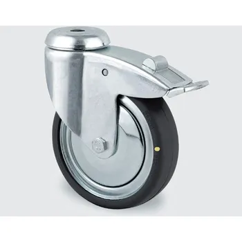 ESD Tente Antistatické přístrojové kolo TENTE otočné s brzdou, 50 mm, středová díra