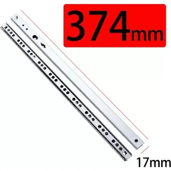 Šuplíkový pojezd 374mm výsuv do drážky 17mm (S1737)