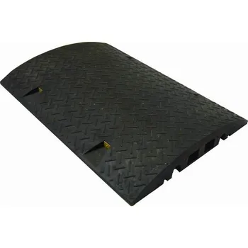 kabelová chránička B2B Partner Ochrana kabelů, délka 0,8 m, šířka 600 mm, 6 otvorů, černá