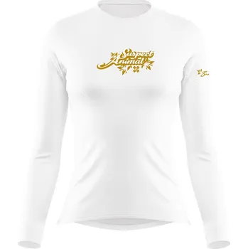 Dámské funkční triko dlouhý rukáv LIGHT GOLD bílá Bamboo Ultra