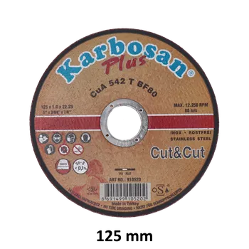 Řezný kotouč Řezný kotouč 125 x 1 x 22,2 mm, dlouhá životnost, vhodný na INOX