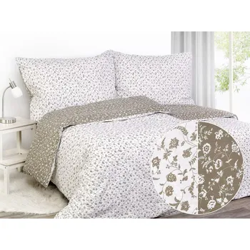 Povlečení Bavlněné povlečení - pnoucí květiny 140x220+70x90