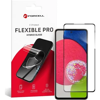 Hybridní sklo Forcell Flexible 5D Full Glue Samsung Galaxy A52/52s 5G černé