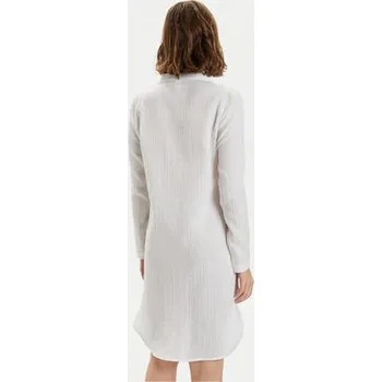 Dámské šaty Calvin Klein Underwear Košilové šaty 000QS7141E Bílá Relaxed Fit L