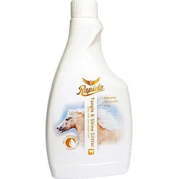 Kosmetika pro koně Rapide Tangle and Shine with glitters - péče o hřívu a ocas s glitry
