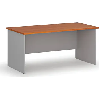 Psací stůl B2B Partner Kancelářský psací stůl PRIMO GRAY, 160x80 cm, šedá/třešeň