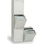 ArtPlast Sada 4 plastových košů na tříděný odpad, 20 L, 340 x 290 x 470 mm