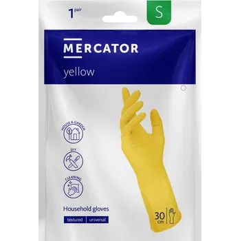 Pracovní rukavice Ochranné pracovní latexové rukavice Mercator Yellow 2 ks Velikost: L