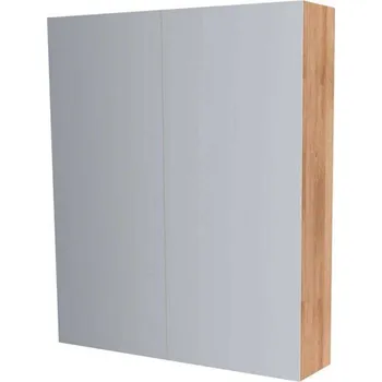 Kotel Mereo - CN798G82DMON - Koupelnová skříňka zrcadlová 80 cm, galerka, 2 x dvířka, Multidecor, Dub Riviera mountain