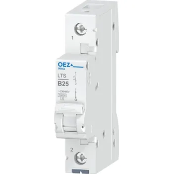 Jistič OEZ LTS-25B-1 /41961/ instalační jistič 10 kA, charakteristika B, 25A, 1pól