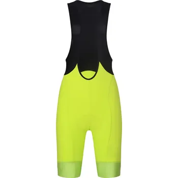 Cyklistické kalhoty RIVANELLE Cyklistické kalhoty krátké s laclem - ACTIVE ELITE - žlutá/černá M