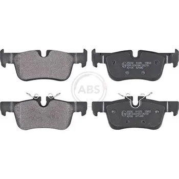 Brzdová destička Sada brzdových destiček, kotoučová brzda A.B.S. ABS35030