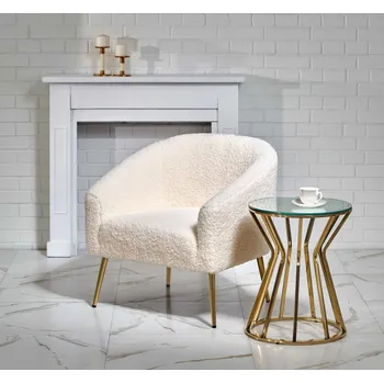 Křeslo Relaxační křeslo Halmar GRIFON - krémová