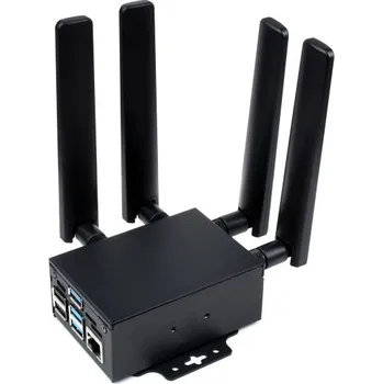 Elektronická stavebnice Waveshare - 5G HAT pro Raspberry Pi s pouzdrem a LTE-A anténami