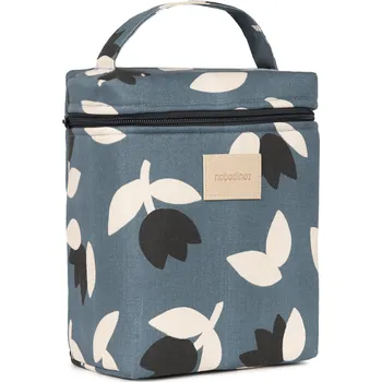 Svačinový box Nobodinoz Termotaška Hyde Park Blue Black Tulips