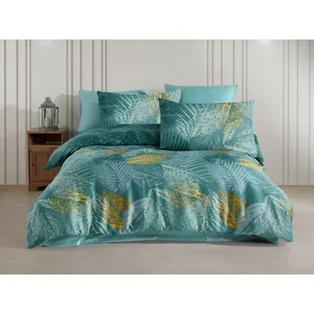 Povlečení Brotex Francouzské povlečení Satén 240x200, 70x90cm Paloma green