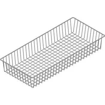 Dílenský regál Element System Drátěný policový koš 800 x 350 mm