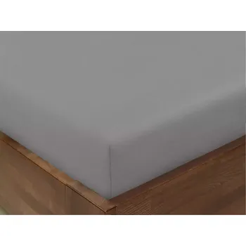 Prostěradlo Bavlněné prostěradlo - šedé - plachta 140x240