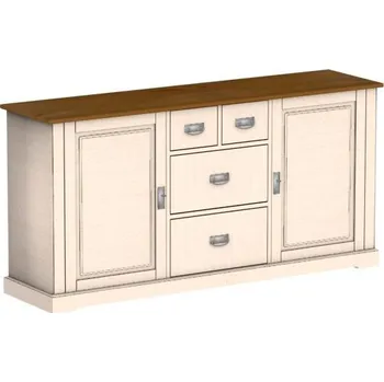 Komoda Jitona Country Inn komoda, 2 dveře, 4 zásuvky borovice bílá