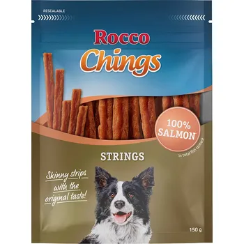 Pamlsek pro psa 150g Rocco Chings Strings- losos