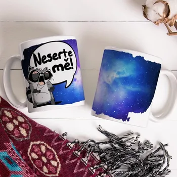 Hrnek Neserte mě! - Mýval - Červená