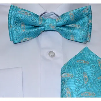 Motýlek Pánský motýlek s kapesníkem M5 - vzor 310