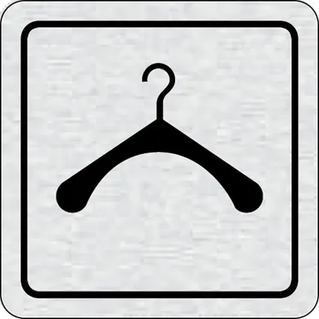 Domovní cedule B2B Partner Nalepovací cedulka na dveře - Šatna