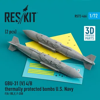 Plastikový model Reskit 1/72 GBU-31 (V) 4/B thermally prot.bombs U.S. Navy
